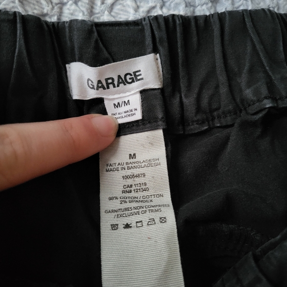 Y2K Garage Cargo Pant Bottom Sinched Cuff Two Botton - Picture 3 of 6